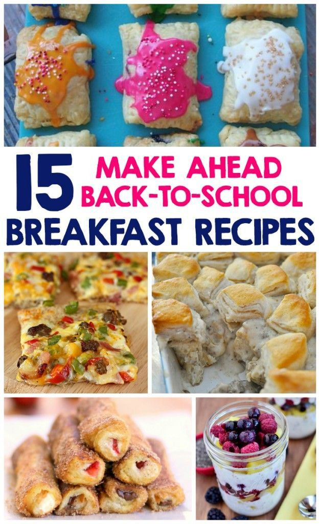 Healthy Breakfast For Kids Before School
 15 Make Ahead Back To School Breakfast Recipes