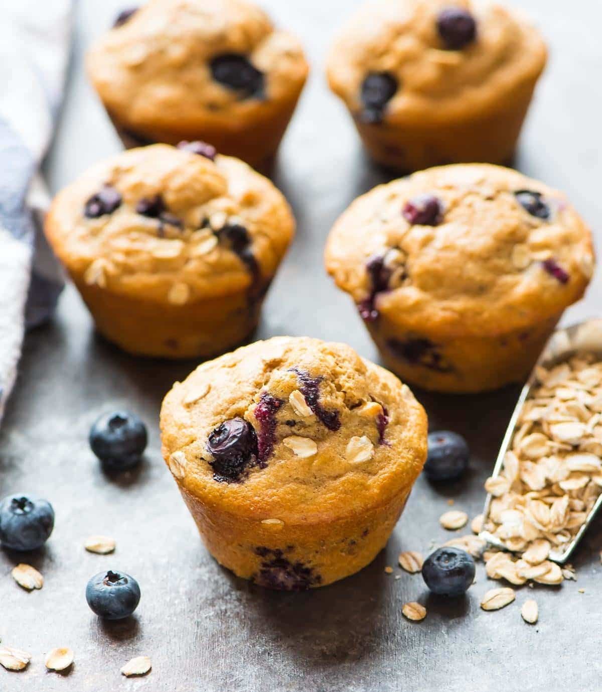 Healthy Breakfast Muffin Recipes
 Healthy Blueberry Muffins Easy and Freezer Friendly
