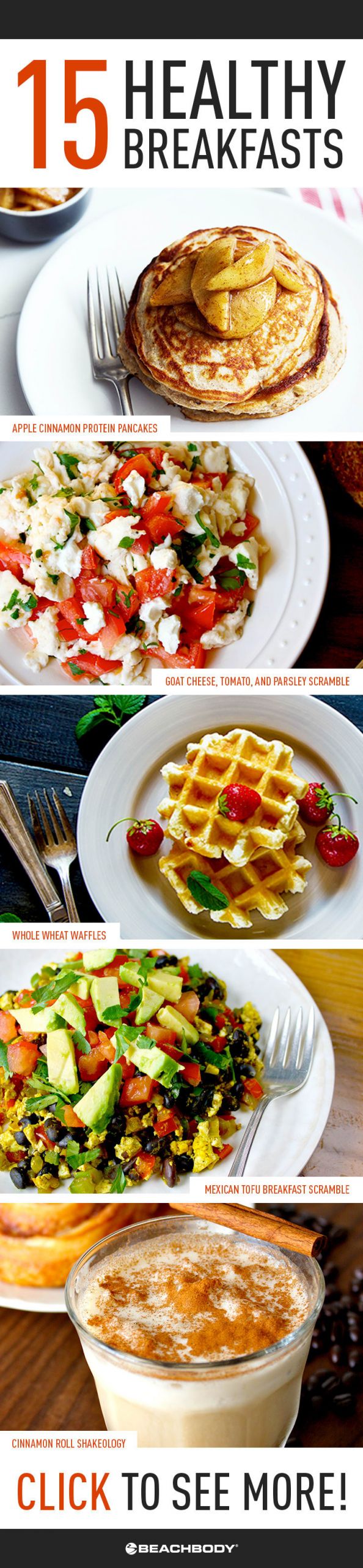 Healthy Breakfast Options
 15 Healthy Breakfast Recipe Ideas