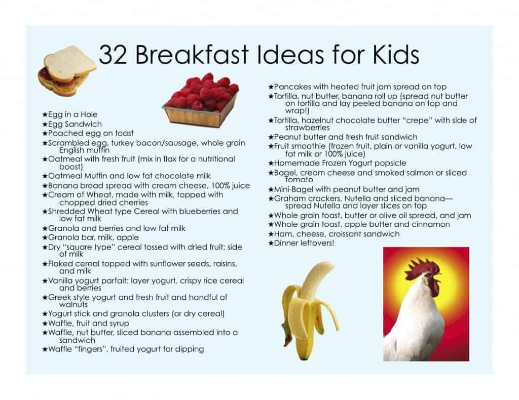 Healthy Breakfast Recipes For Kids
 32 Healthy Breakfast Ideas for Kids Jill Castle