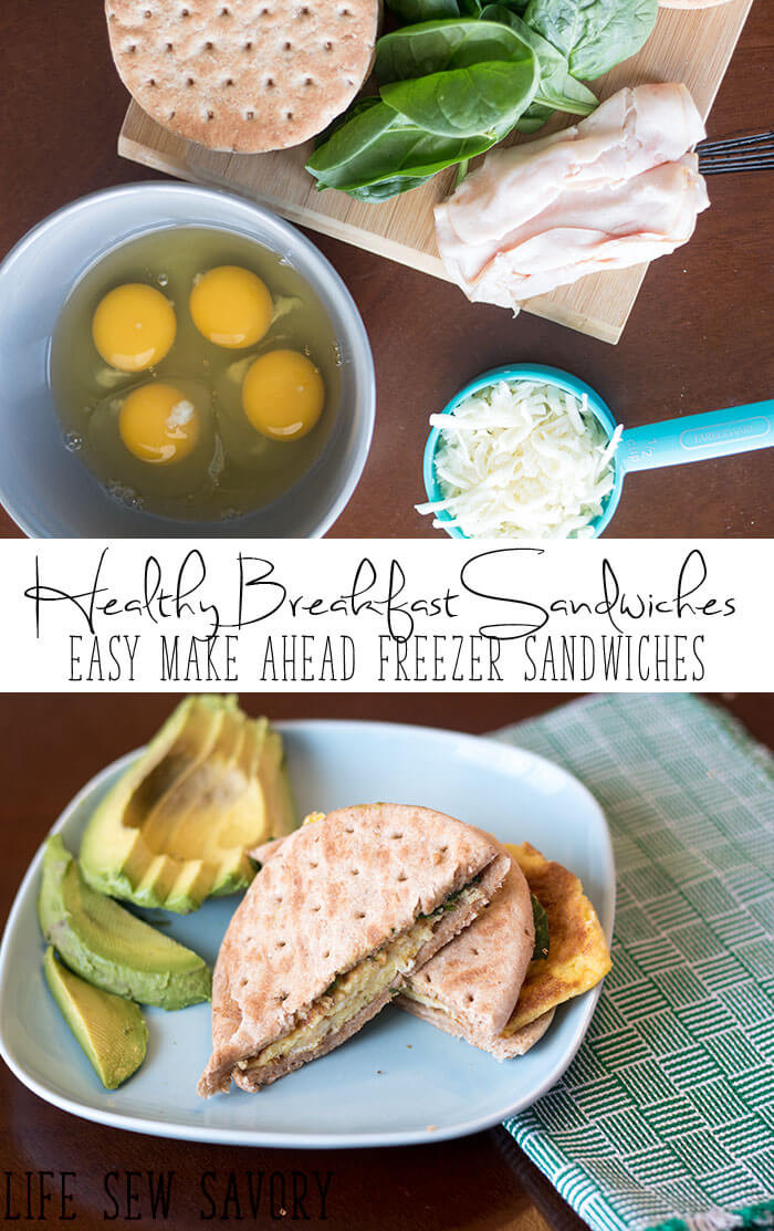 Healthy Breakfast Sandwich
 Healthy Freezer Breakfast Sandwiches Life Sew Savory