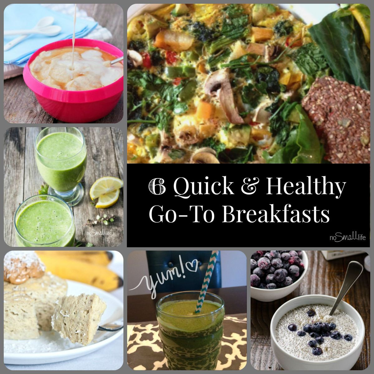 Healthy Breakfast To Go
 My 6 Quick & Healthy Go To Breakfasts