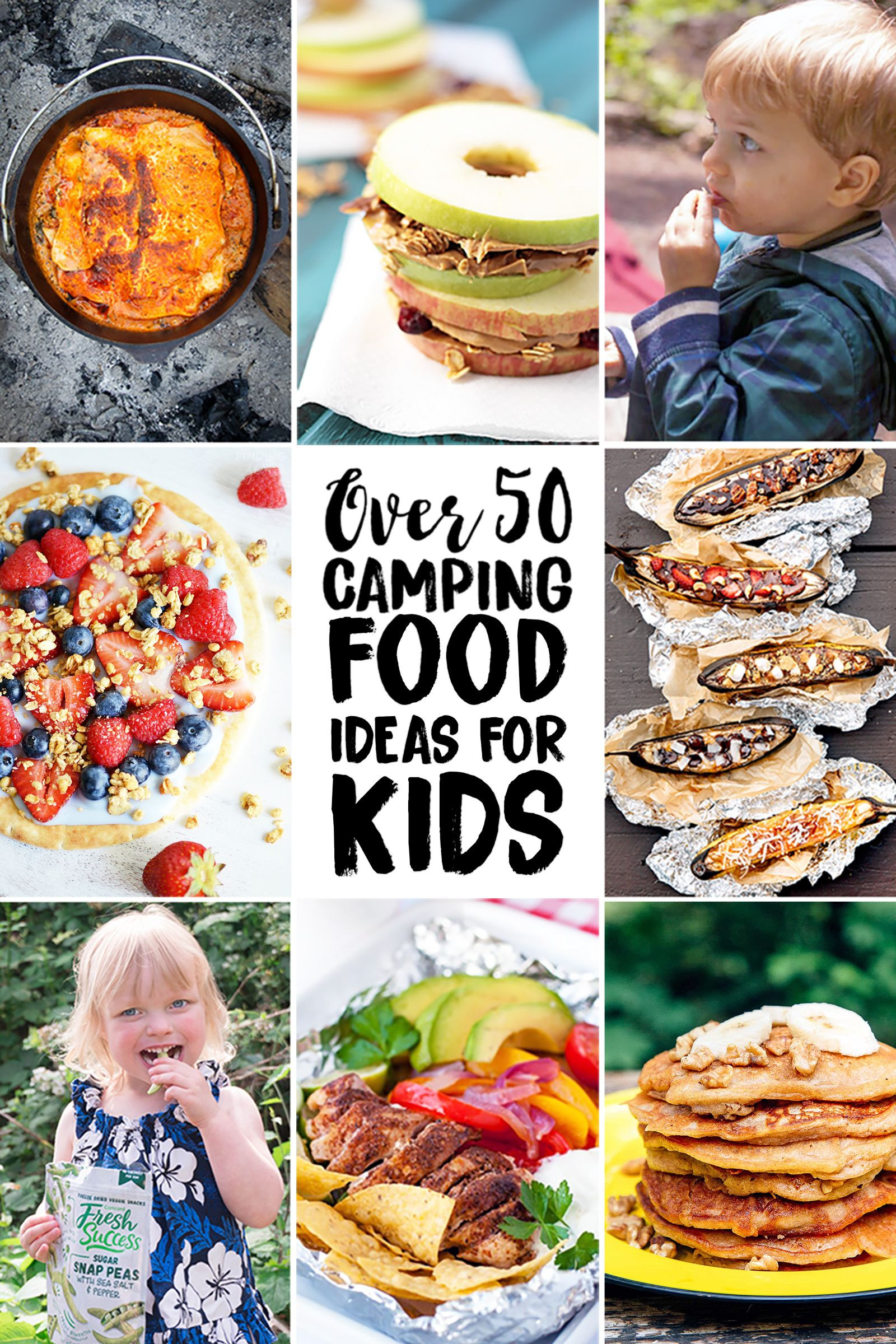 Healthy Camping Snacks
 The best camping food for kids from breakfast to dinner