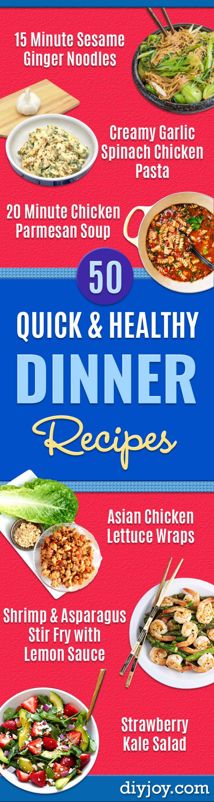 Healthy Cheap Dinner Ideas
 50 Quick and Healthy Dinner Recipes Easy