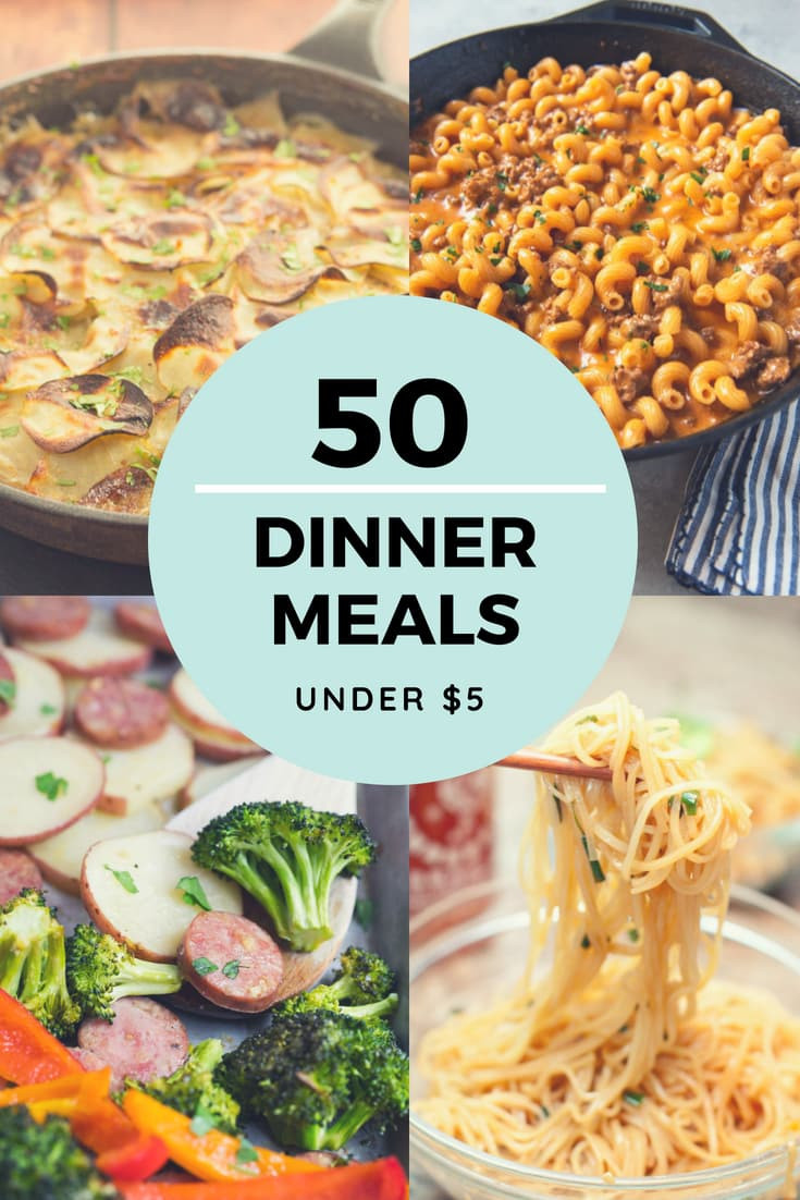 Healthy Cheap Dinner Ideas
 Cheap Dinner Recipes for $5 or Less More than 50 Ideas