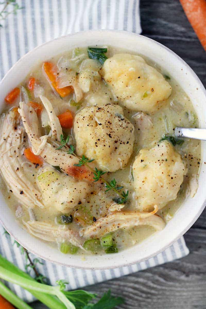 Healthy Chicken And Dumplings
 Easy Chicken and Dumplings from Scratch