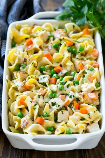 Healthy Chicken Noodle Casserole
 Healthy & Kid Friendly Easy Dinner Recipes made in Minutes