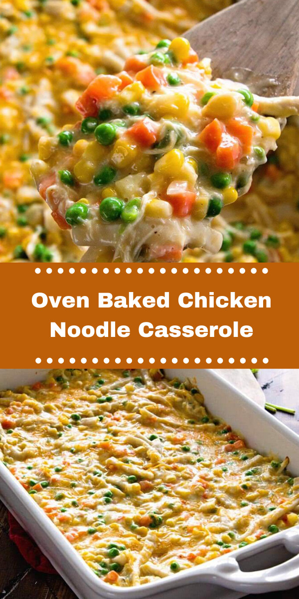 Healthy Chicken Noodle Casserole
 Oven Baked Chicken Noodle Casserole in 2020