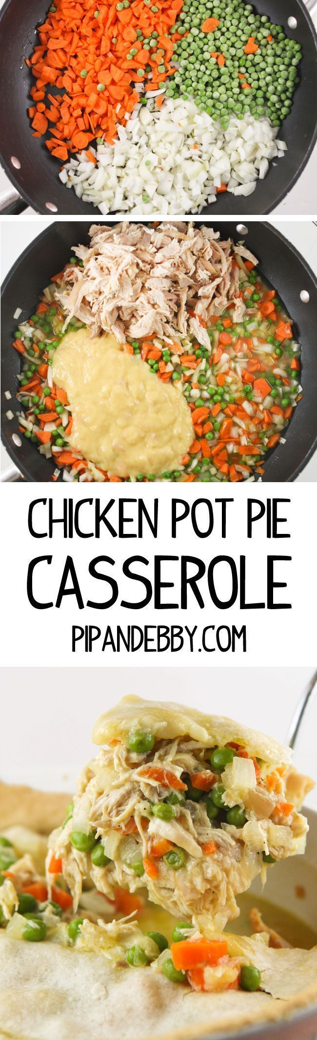 Healthy Chicken Pot Pie Casserole
 Chicken Pot Pie Casserole Recipe With images