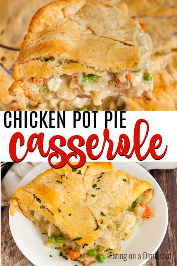 Healthy Chicken Pot Pie Casserole
 Chicken Pot Pie Casserole