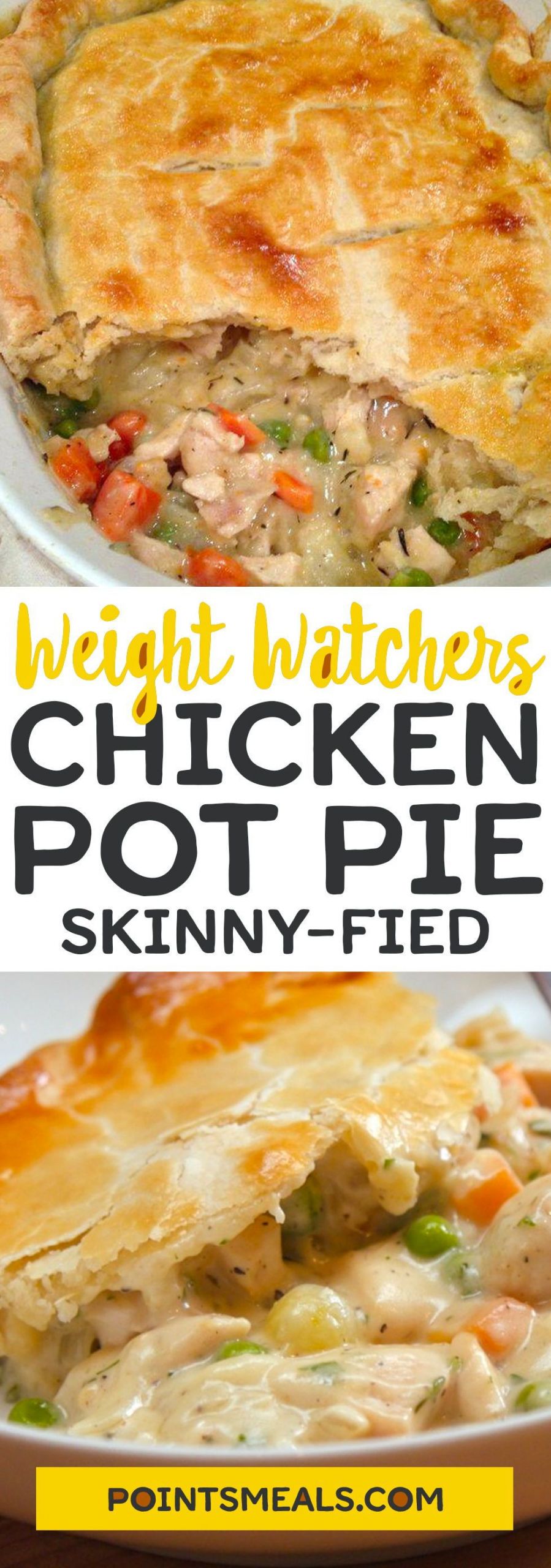 Healthy Chicken Pot Pie Recipe Weight Watchers
 Chicken Pot Pie Skinny fied