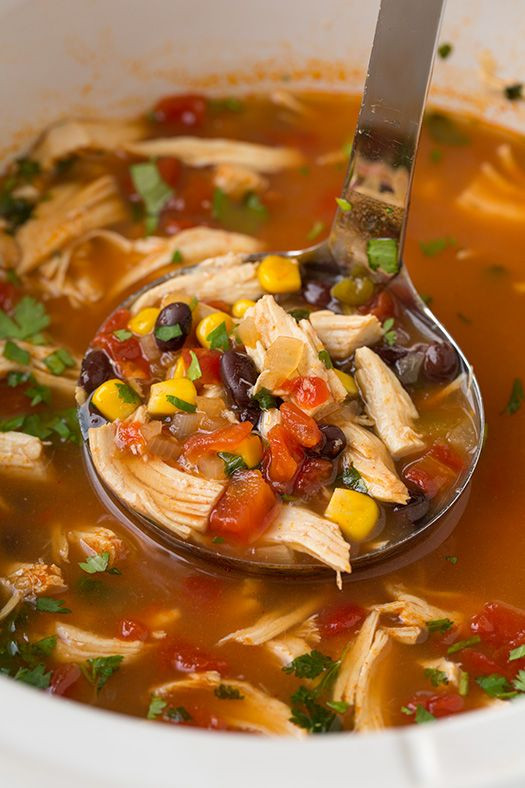 Healthy Chicken Tortilla Soup Crock Pot
 40 of the BEST fort Food Recipes Kitchen Fun With My