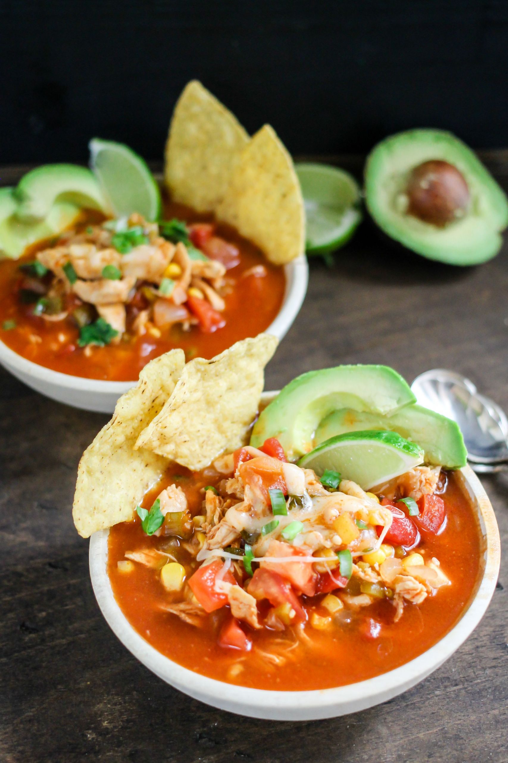 Healthy Chicken Tortilla Soup Slow Cooker
 Slow Cooker Chicken Tortilla Soup is the perfect healthy