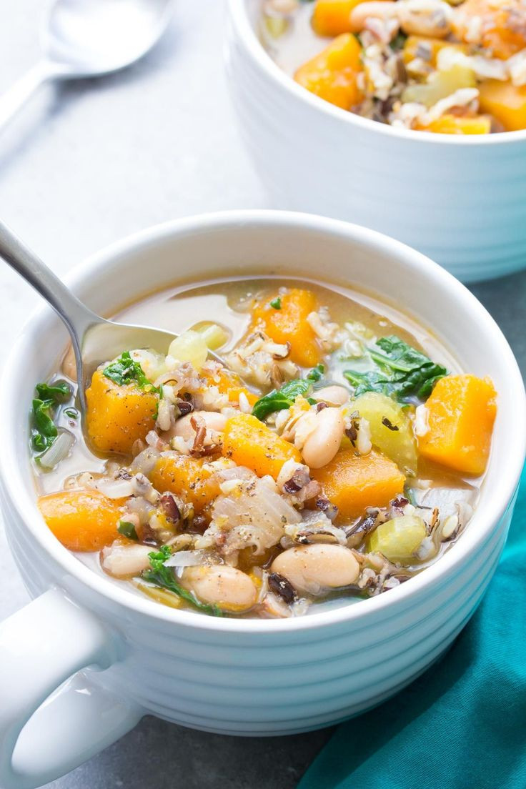 Healthy Crockpot Soups
 Slow Cooker Wild Rice Ve able Soup This healthy crock