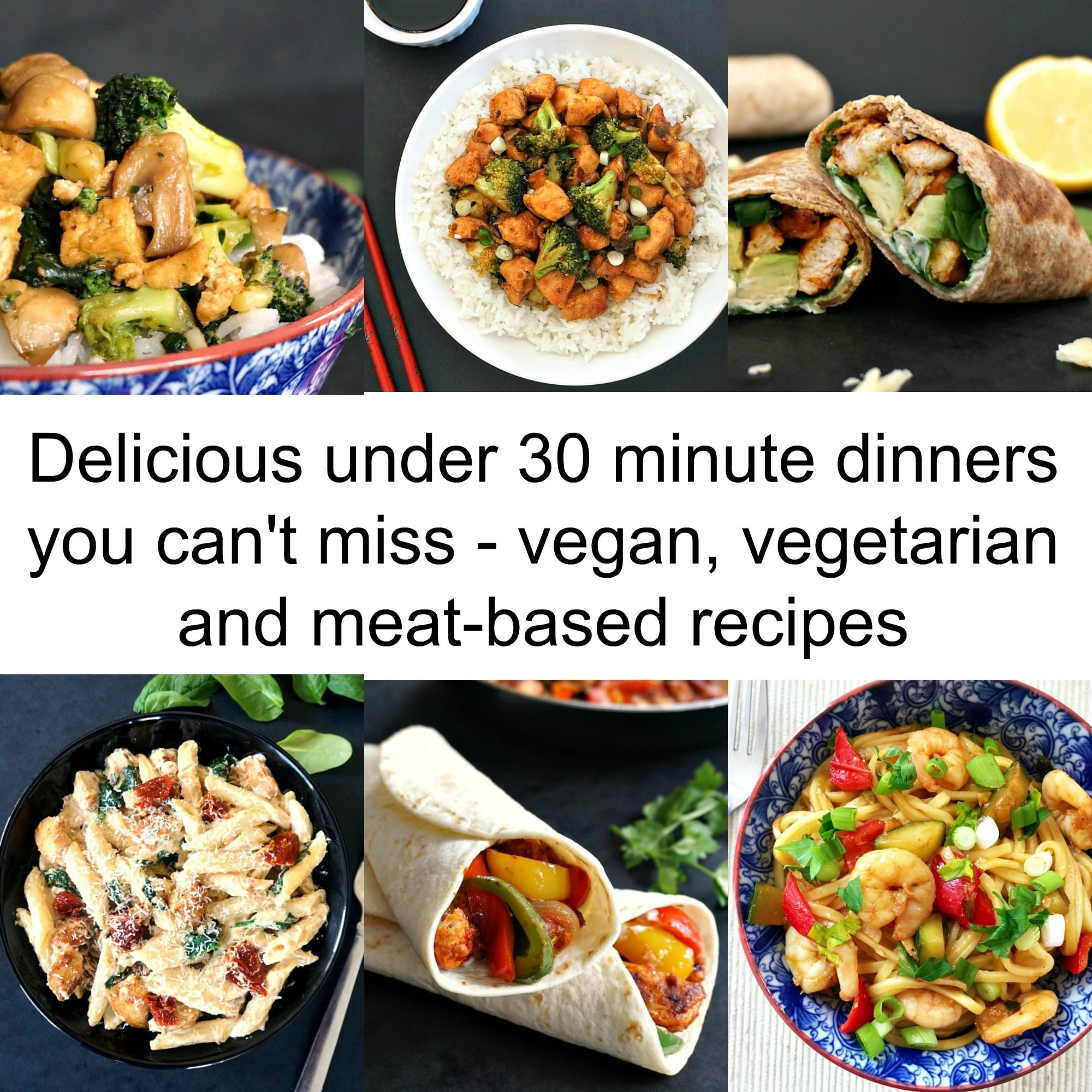 Healthy Fast Dinner Recipes
 30 minute quick healthy dinner recipes you can t miss