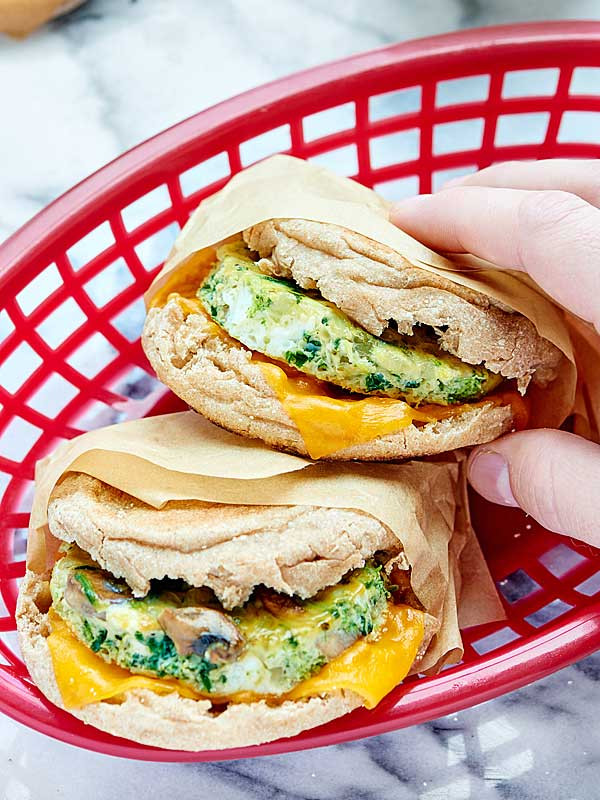 Healthy Frozen Breakfast Sandwiches
 Healthy Breakfast Sandwich Make Ahead Freezer Friendly
