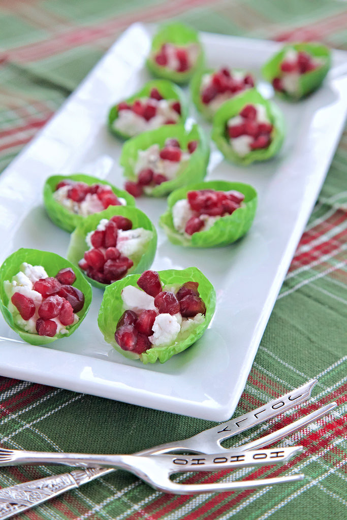 Healthy Holiday Appetizers
 Healthy Holiday Appetizers Goat Cheese Brussels Sprouts Bites