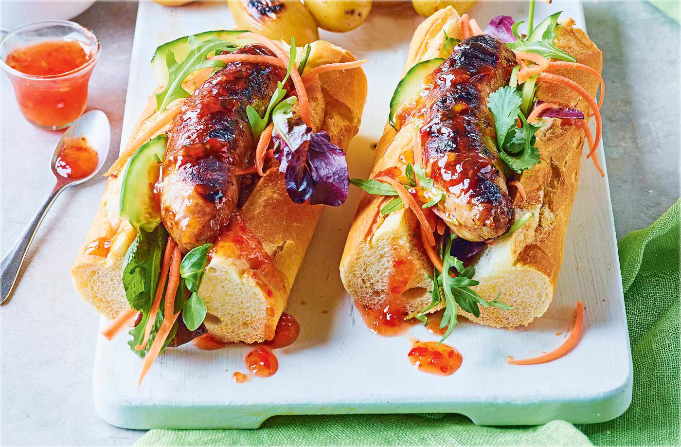 Healthy Hot Dogs
 Banh Mi Hot Dog Recipe Healthy BBQ Ideas