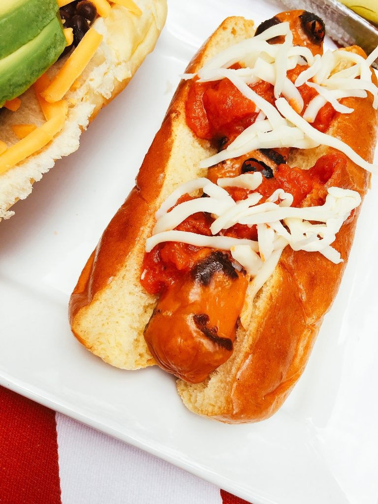 Healthy Hot Dogs
 Healthy veggie hot dog toppers Summer BBQ ideas