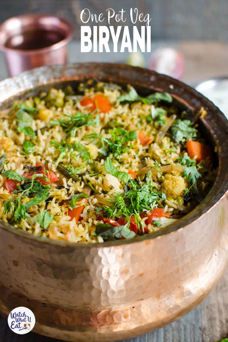 Healthy Indian Vegetarian Recipes
 e Pot Easy Ve able Biryani