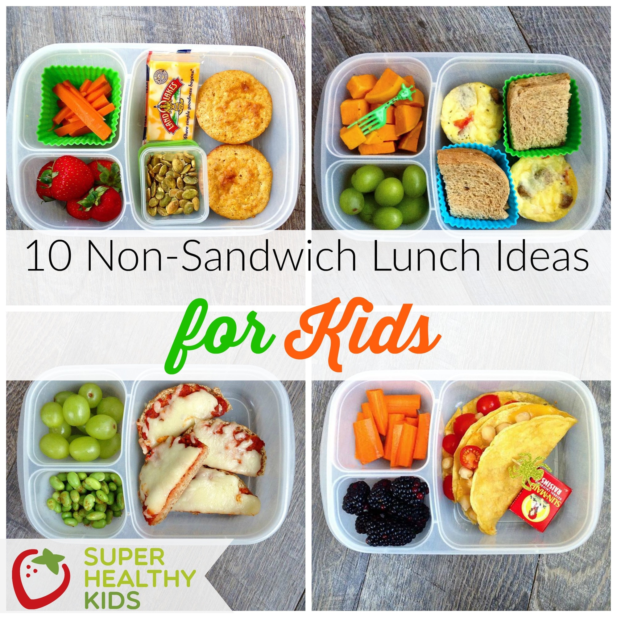 Healthy Kid Lunches
 10 Non Sandwich Lunch Ideas for Kids Super Healthy Kids