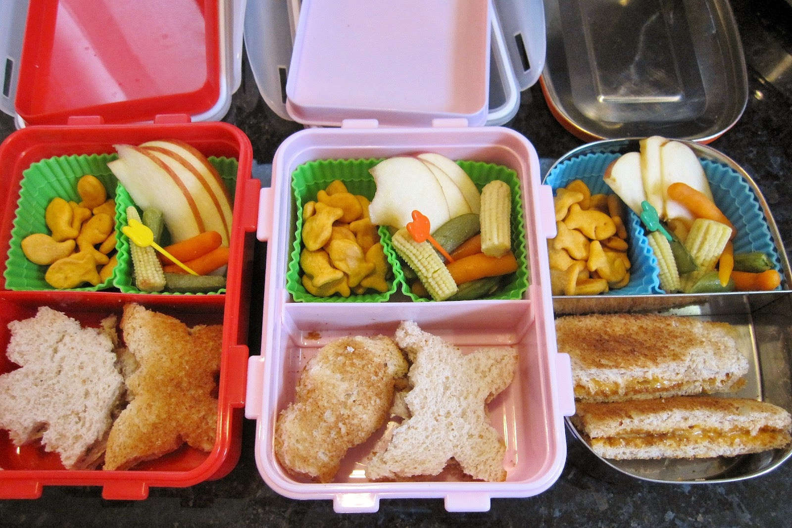 Healthy Kid Lunches
 In Michelle s Kitchen Bento Style Lunches