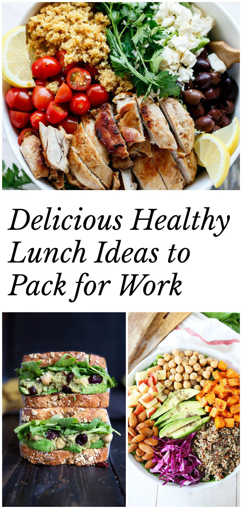 Healthy Lunches To Pack For Work
 Healthy Lunch Ideas to Pack for Work 40 recipes
