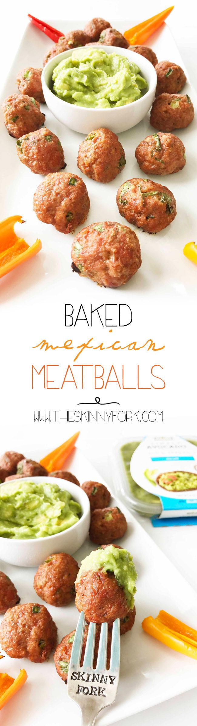 Healthy Mexican Appetizers
 Baked Mexican Meatballs Sponsored