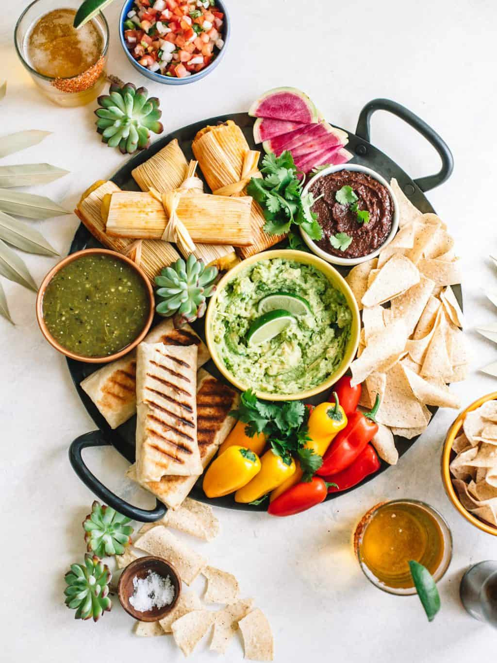 Healthy Mexican Appetizers
 Mexican Appetizer Snack Platter College Housewife