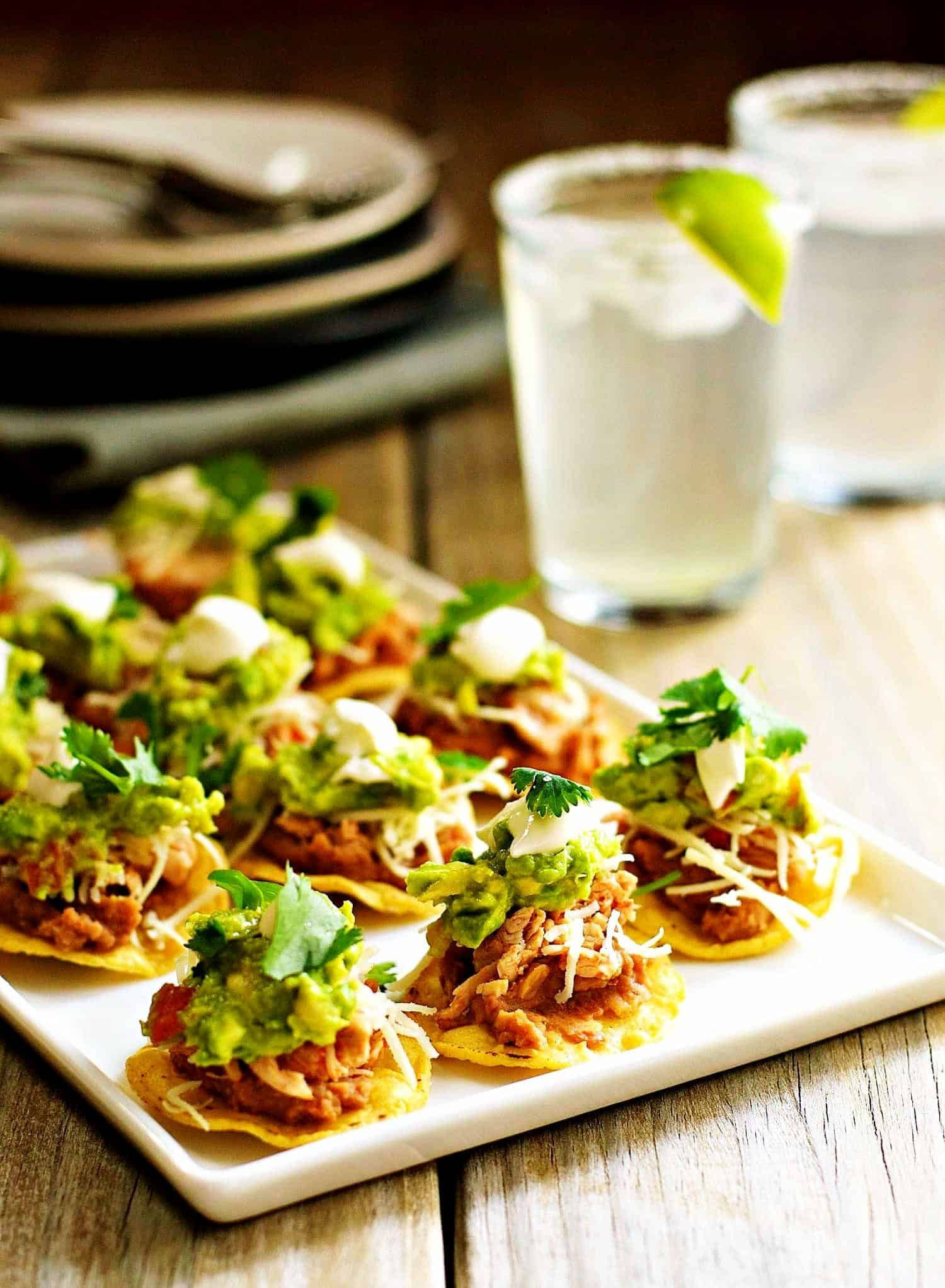 Healthy Mexican Appetizers
 Chicken Tostadas are a Mexican food favorite Healthy