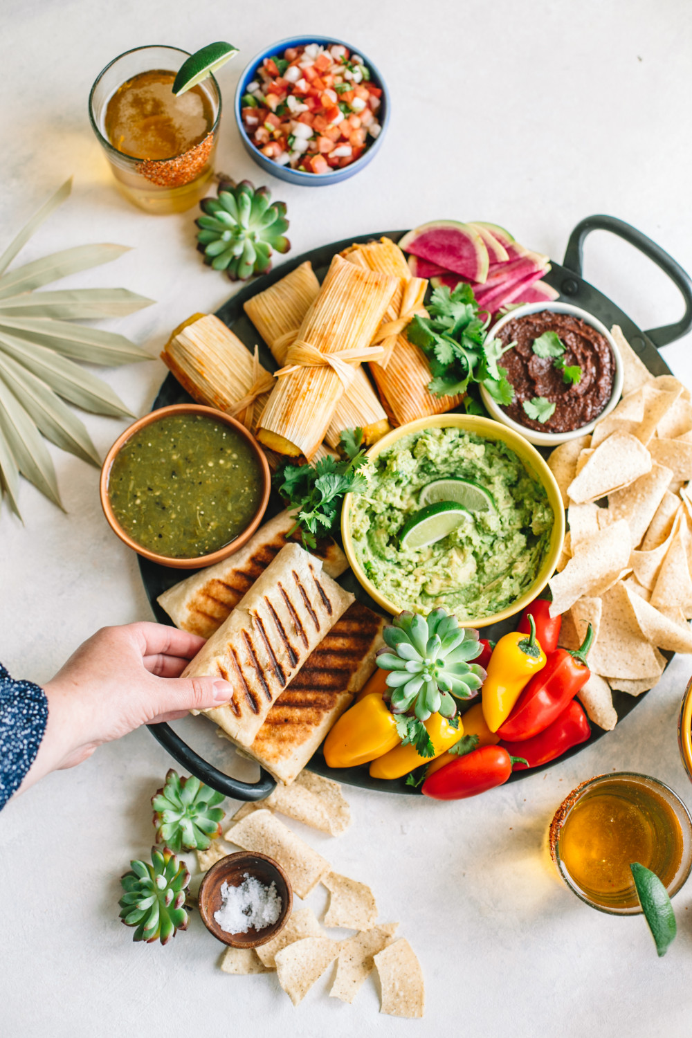 Healthy Mexican Appetizers
 Mexican Appetizer Snack Platter