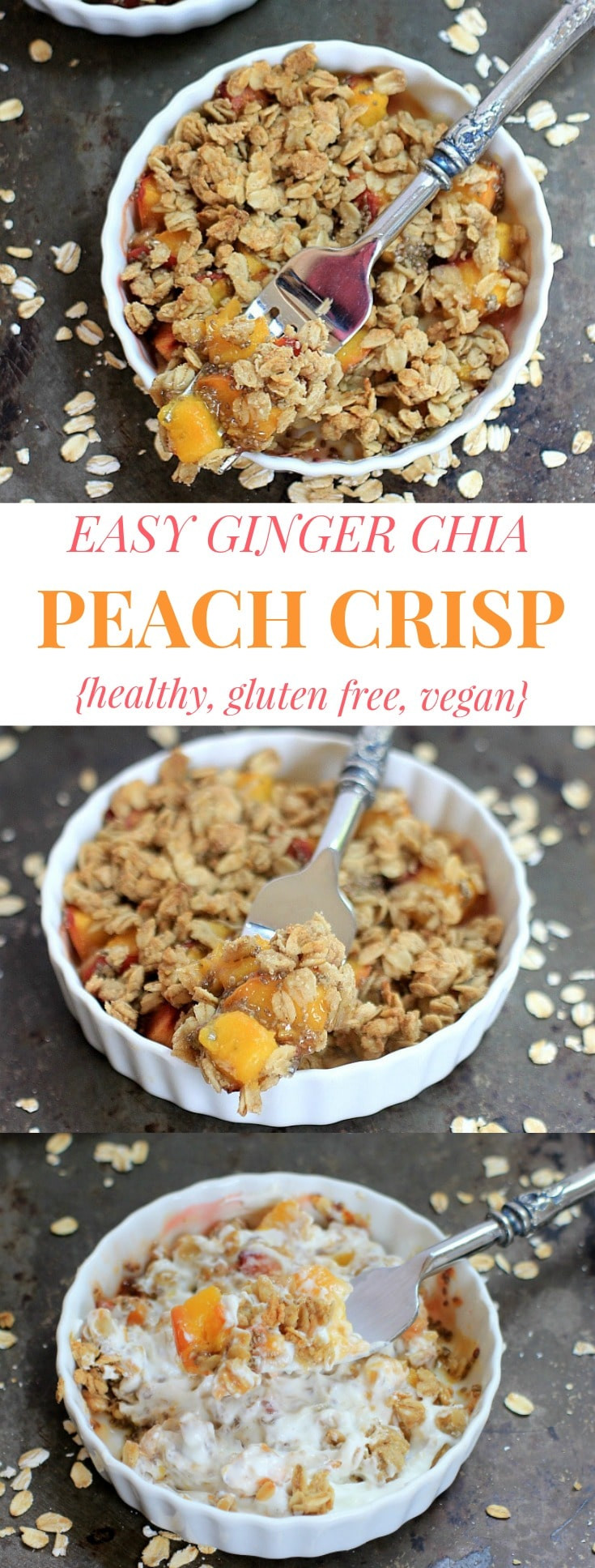 Healthy Peach Recipes
 Dessert for Breakfast Easy Peach Crisp Healthy Vegan