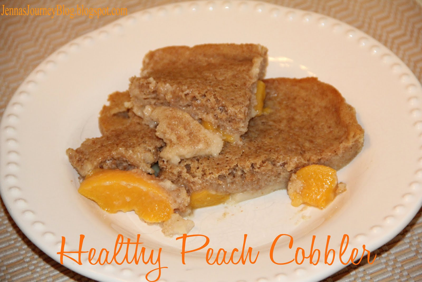 Healthy Peach Recipes
 Jenna Blogs Healthy Peach Cobbler