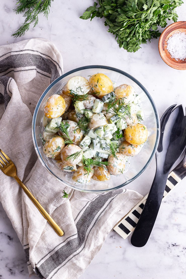 Healthy Potato Salad
 Healthy Potato Salad with Greek Yoghurt • The Cook Report