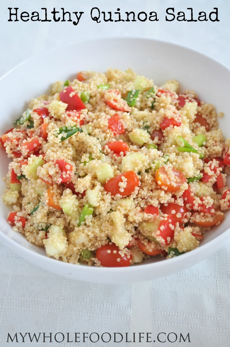 Healthy Quinoa Recipes
 Healthy Quinoa Salad My Whole Food Life