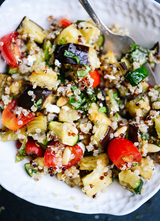 Healthy Quinoa Recipes
 Mediterranean Quinoa Salad Cookie and Kate