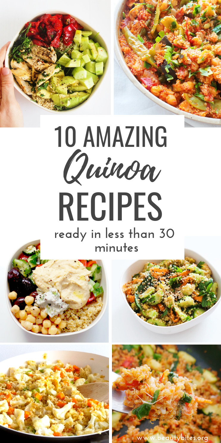 Healthy Quinoa Recipes
 10 Healthy Quinoa Recipes That Take 30 Minutes Less