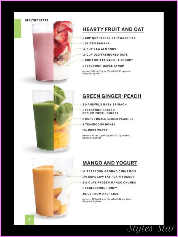 Healthy Shake Recipes For Weight Loss
 Healthy Smoothie Recipes To Lose Weight Star Styles