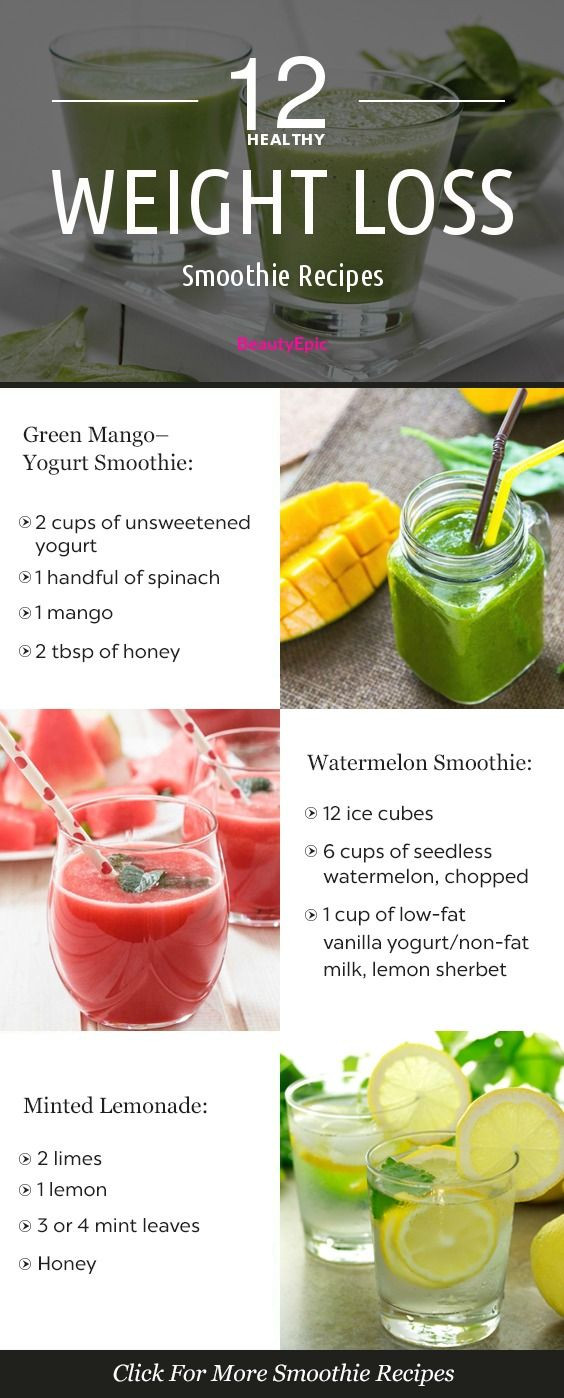 Healthy Shake Recipes For Weight Loss
 10 Amazing Weight Loss Drinks