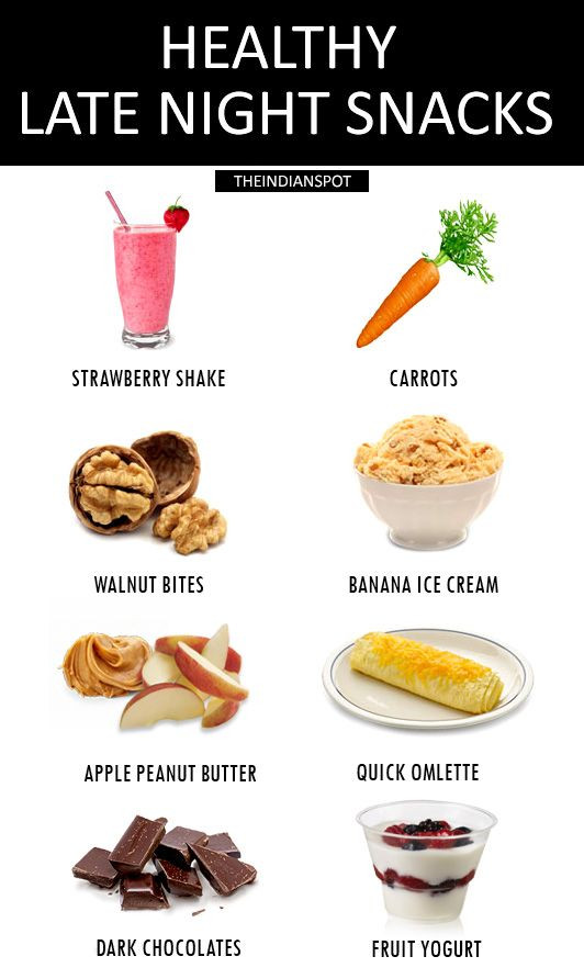 Healthy Snacks To Eat At Night
 HEALTHY LATE NIGHT SNACKS