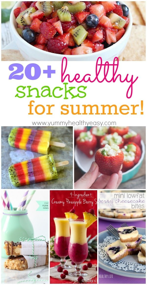 Healthy Summer Snacks
 20 Healthy Summertime Snacks Yummy Healthy Easy