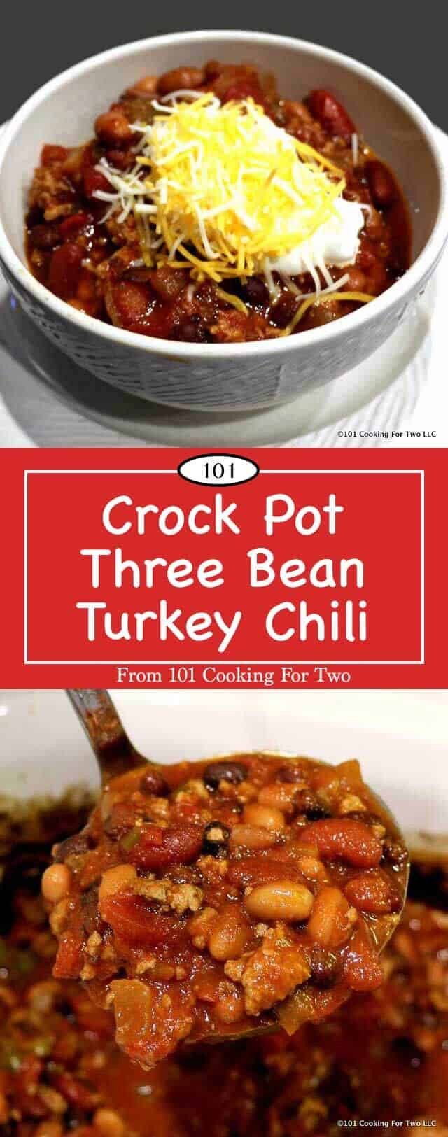 Healthy Turkey Chili Recipe Crock Pot
 Crock Pot Three Bean Turkey Chili