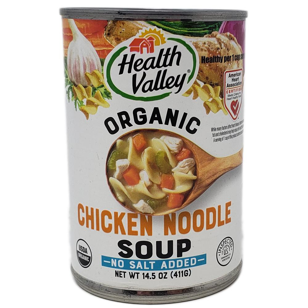 Healthy Valley Soups
 Healthy Valley Organic Chicken Noodle No Salt Added