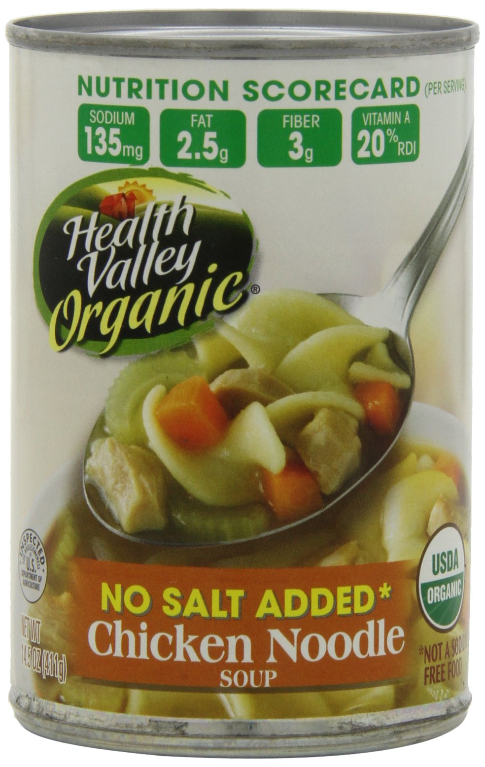 Healthy Valley Soups
 Amazon Health Valley Organic No Salt Added Soup