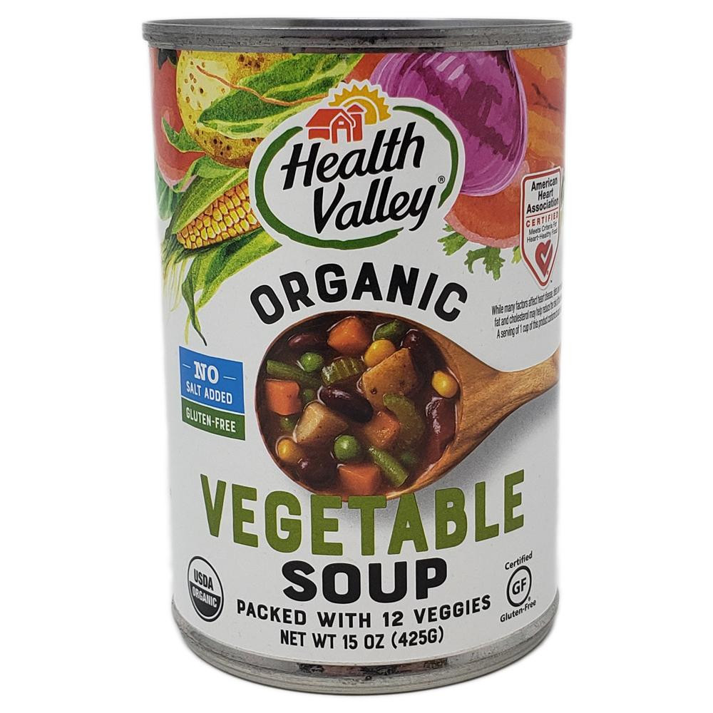 Healthy Valley Soups
 Health Valley Ve able No Salt Added Soup 15 oz