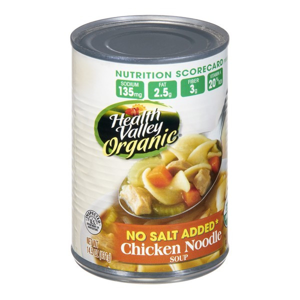 Healthy Valley Soups
 Health Valley Soup Chicken Noodle No Salt Added Organic
