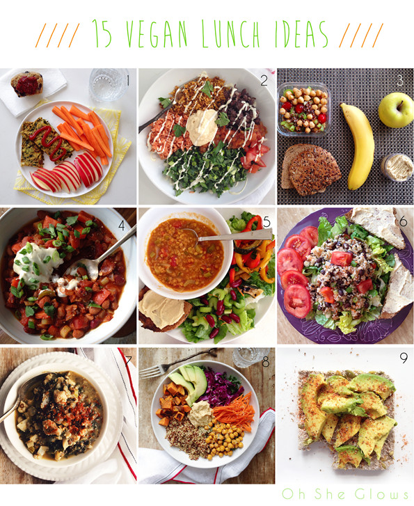 Healthy Vegan Lunches
 15 Vegan Lunch Ideas — Oh She Glows