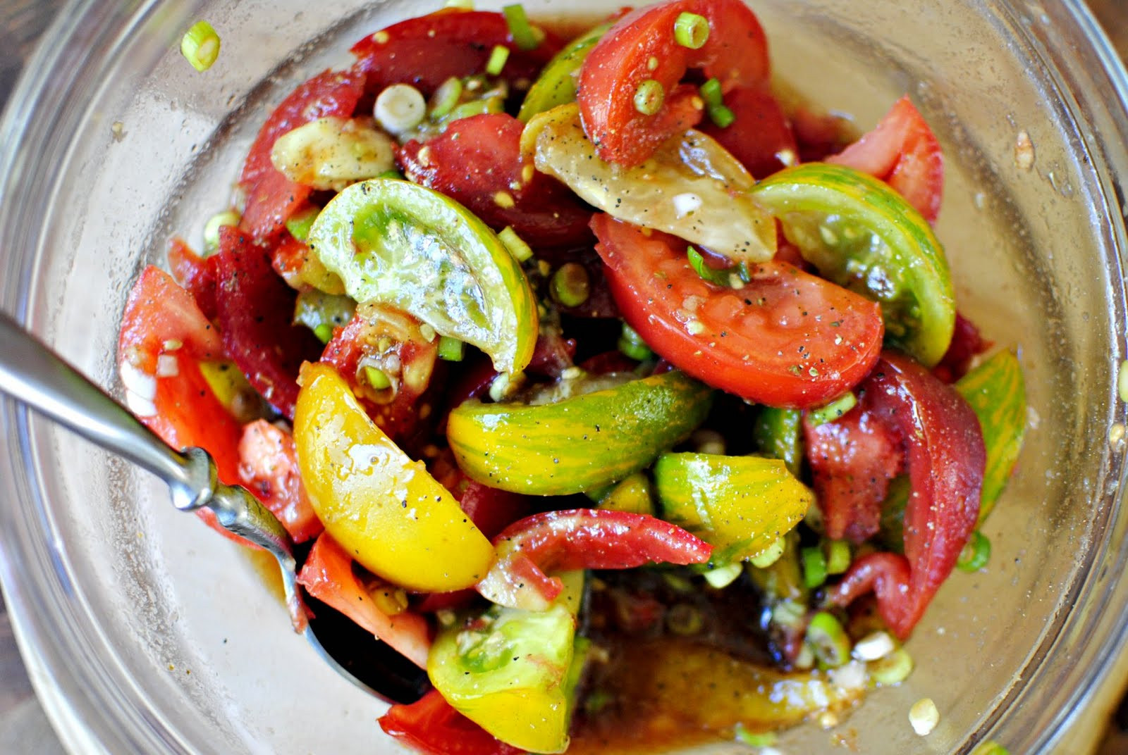 Heirloom Tomato Salad
 Simply Scratch Balsamic Heirloom Tomato Salad Simply Scratch