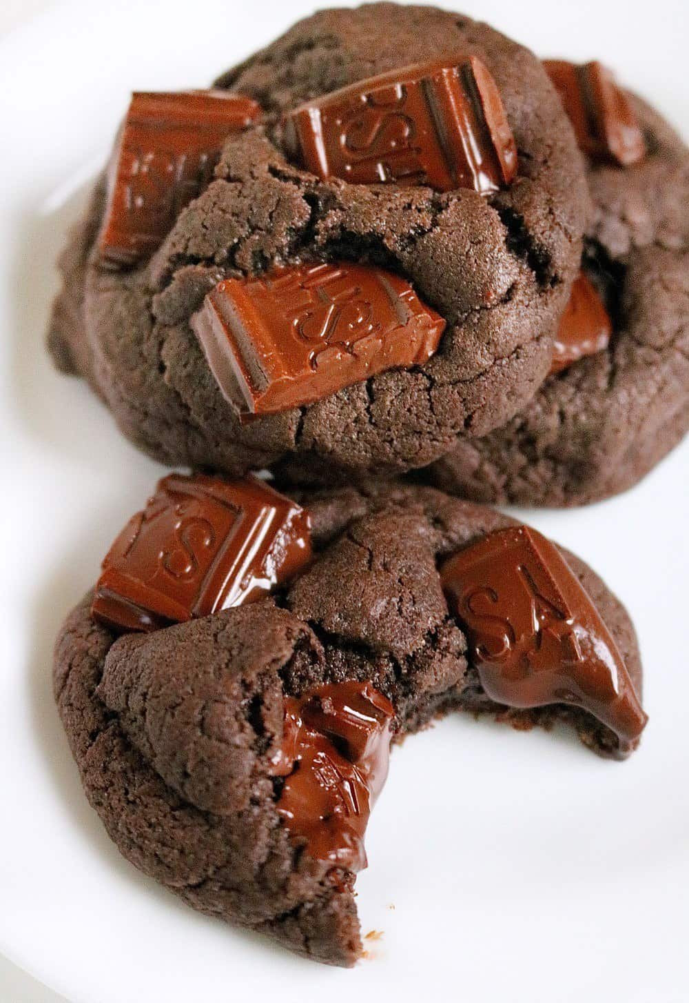 Hershey Chocolate Brownies
 Hersheys Chocolate Chunk Brownie Cookies Truly The BEST ever