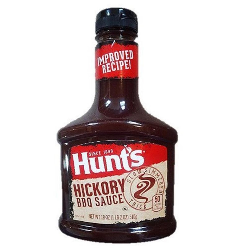 Hickory Bbq Sauce
 Hunt s Hickory BBQ Sauce 510g 3 99